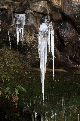 形成 氷 洞窟 高い 写真