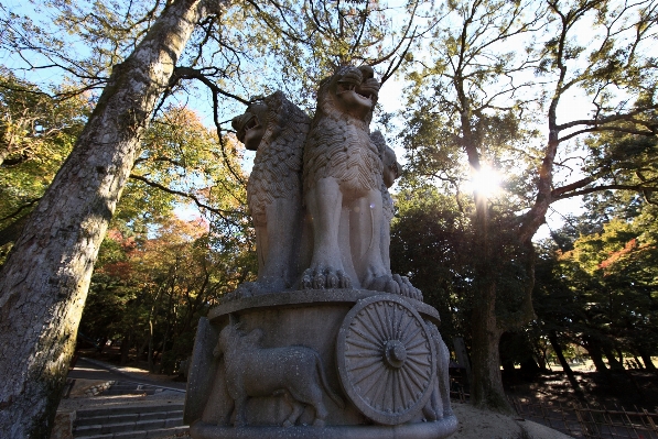 Monument statue high cemetery Photo