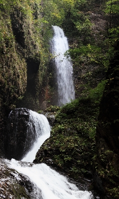 Water waterfall stream high Photo