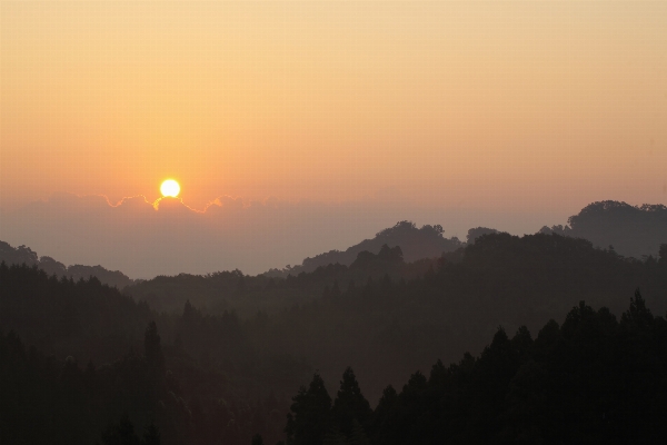 Landscape mountain sky sun Photo