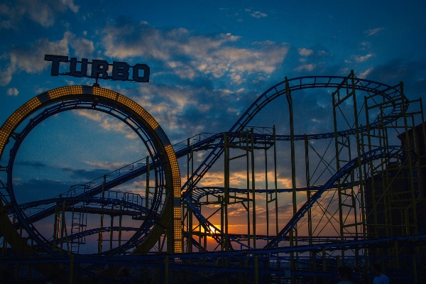 ライト 空 太陽 日没 写真