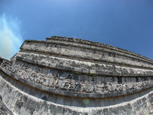 Photo Structure haut stade temple