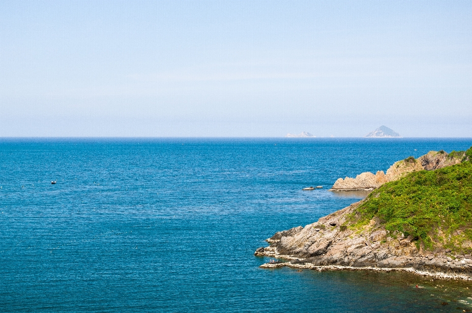 Beach landscape sea coast