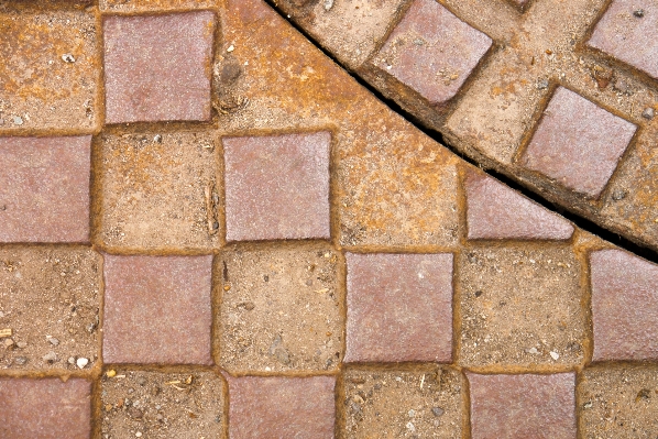 Floor cobblestone wall pattern Photo