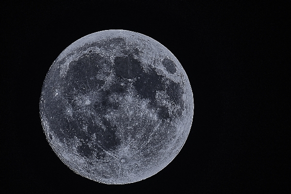 Black and white atmosphere moon full Photo