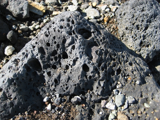 Rock stone soil iceland Photo