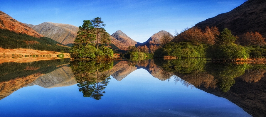 Landscape wilderness mountain lake Photo