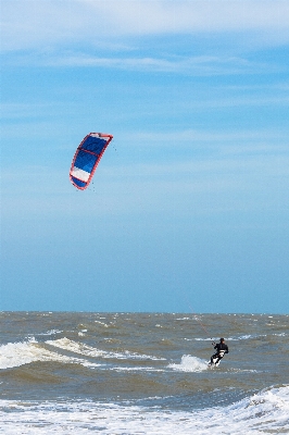 Man beach sea coast Photo