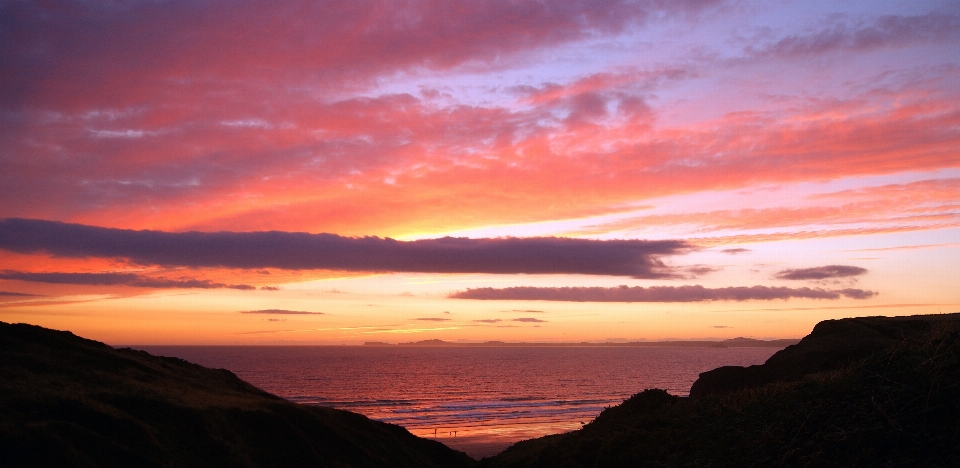 Plage paysage mer côte