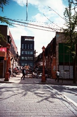 Photo Piéton personnes route rue