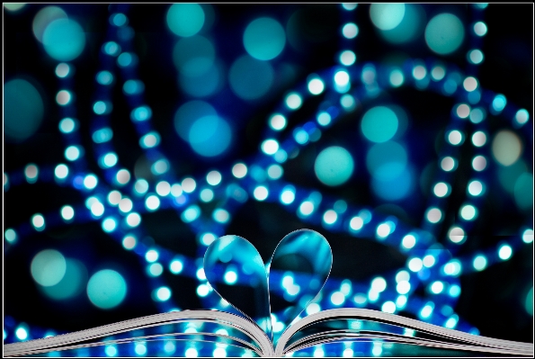 Book sharp light bokeh Photo