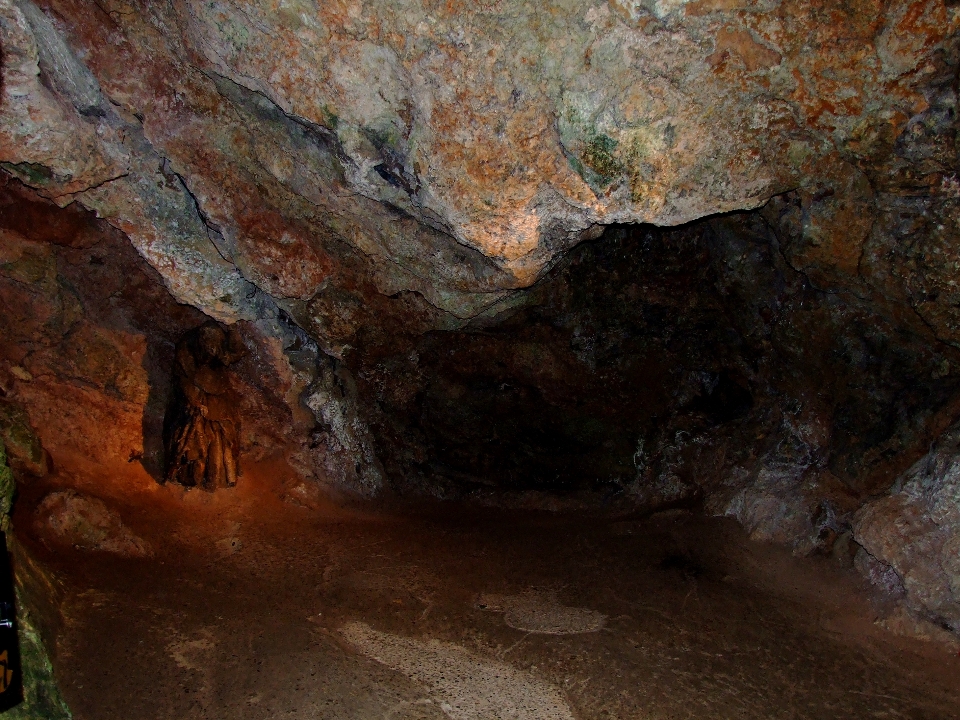 Rock oluşumu mağara jeoloji