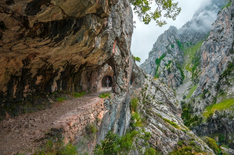 Landscape rock trail adventure