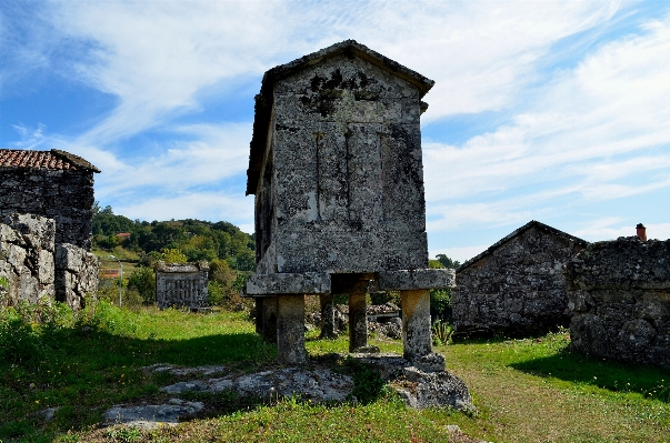 Foto Lanskap rock bangunan istana
