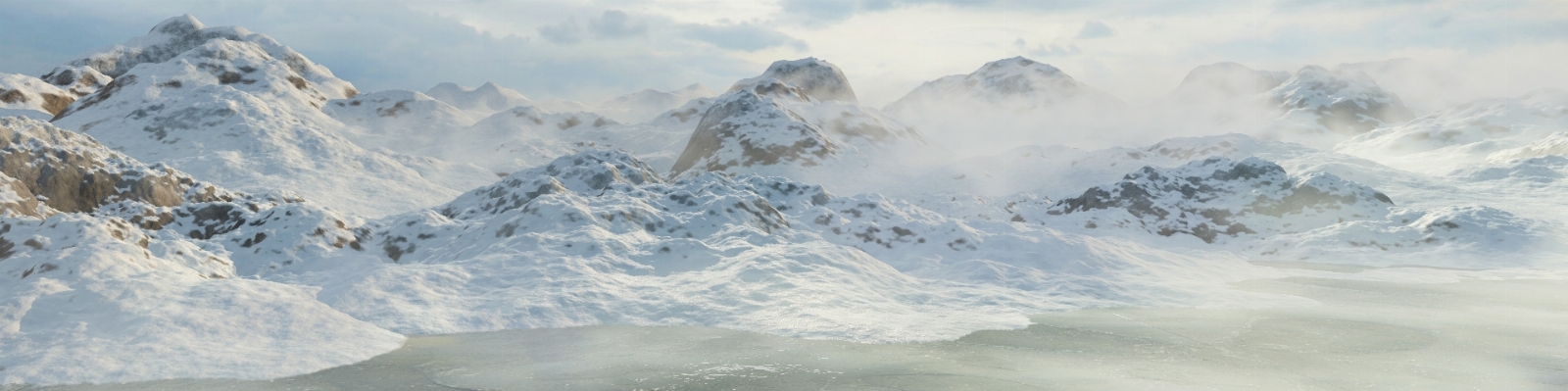 Landscape nature mountain snow Photo