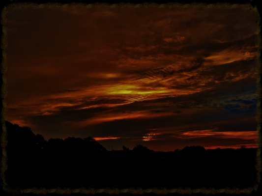 Horizont wolke himmel sonnenaufgang Foto