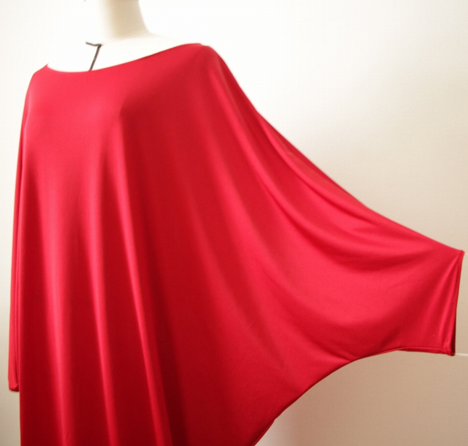 Femenino modelo rojo ropa