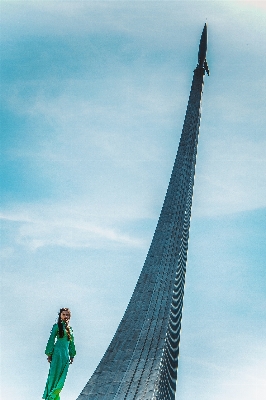 Light sky girl woman Photo