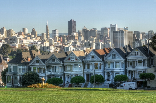 Grass sky skyline mansion Photo