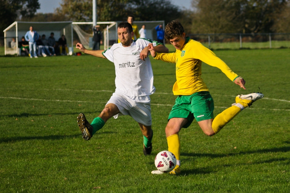 Sport game play soccer