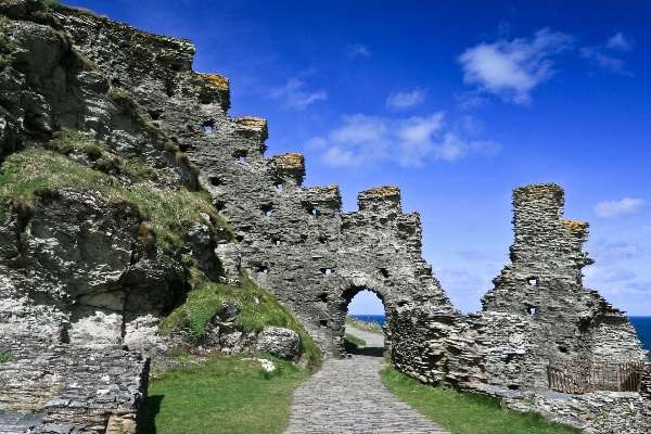 Rock building chateau wall Photo