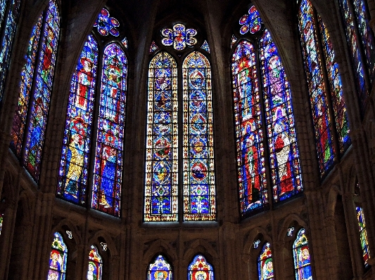 Photo Fenêtre verre l'europe  cathédrale