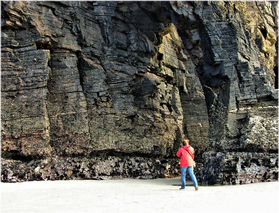 Playa naturaleza rock aventura