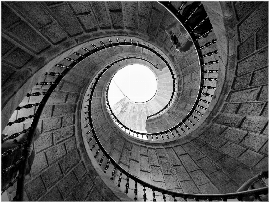 Foto Bianco e nero
 fotografia ruota spirale