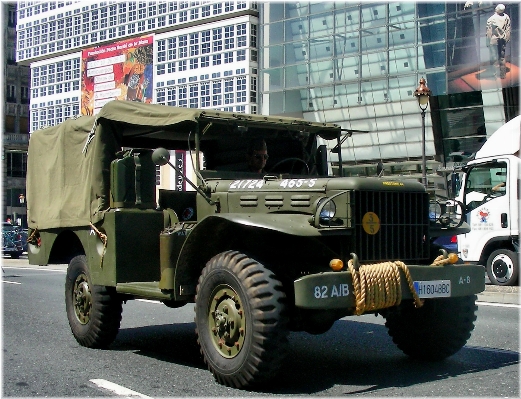 Foto Mobil jeep militer eropa