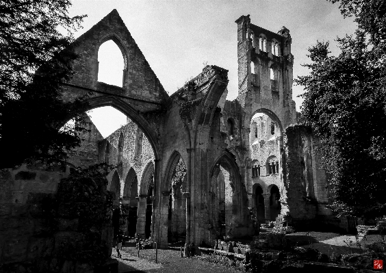 黒と白
 家 建物 フランス 写真