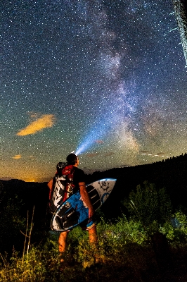 Sky night star portrait Photo