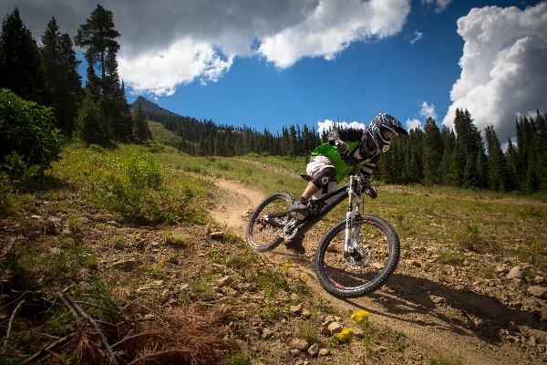 Mountain trail sport bicycle Photo