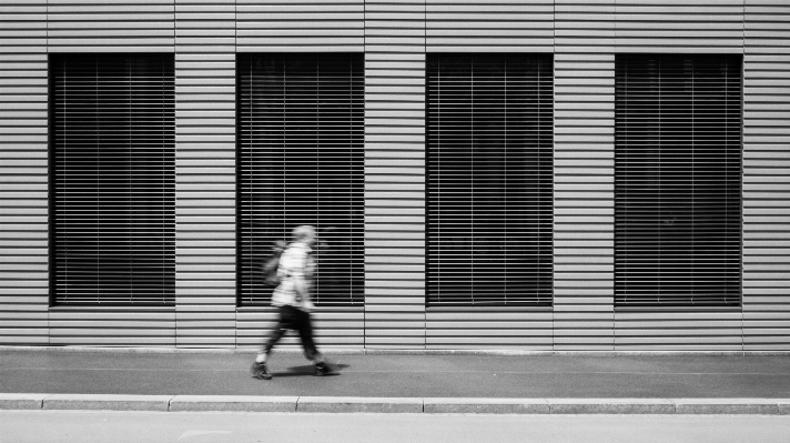 Schwarz und weiß
 die architektur weiss straße Foto