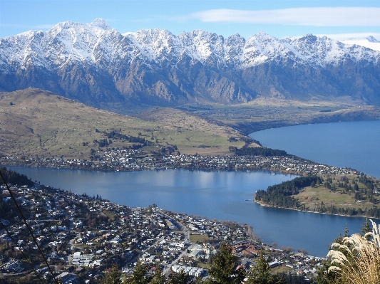 Landscape sea mountain snow Photo