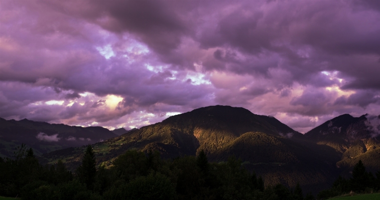 Landscape nature mountain cloud Photo