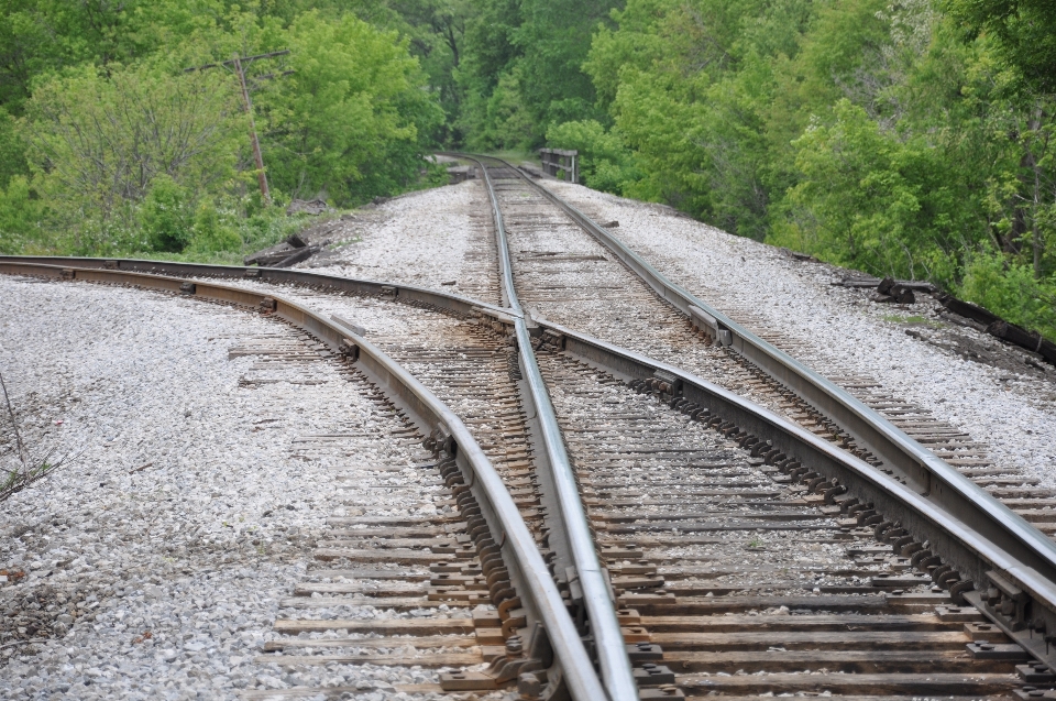 Pista ferrocarril carril tren