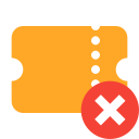 Delete ticket Icon