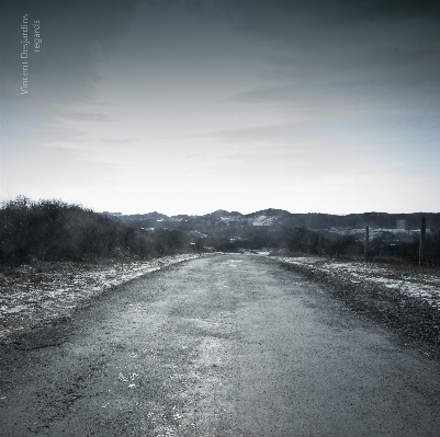 Landscape horizon snow winter Photo