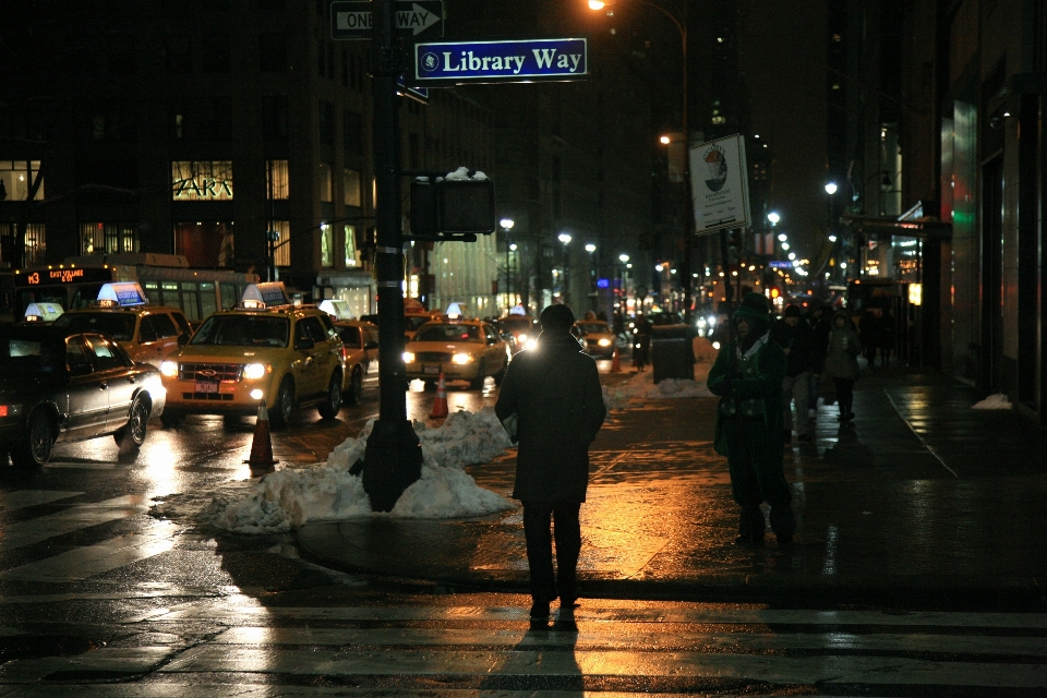 Pedestrian light road traffic