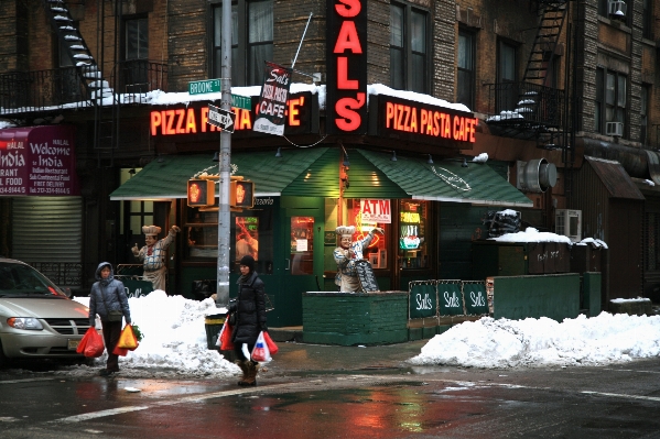 Foto Jalan kota restoran manhattan