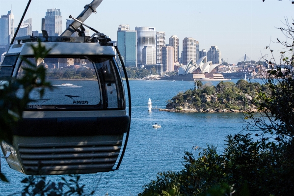 Sea coast boat view Photo