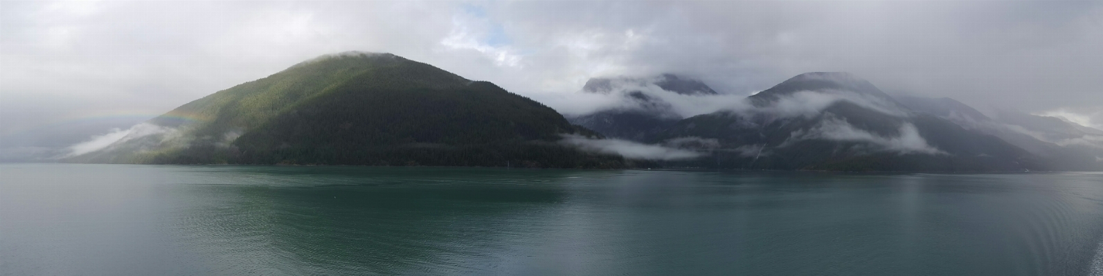 海洋 霧 山脈
 氷河
 写真