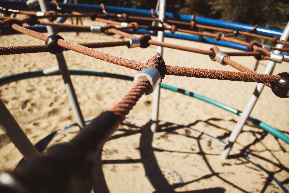 Sand seil spielen abenteuer