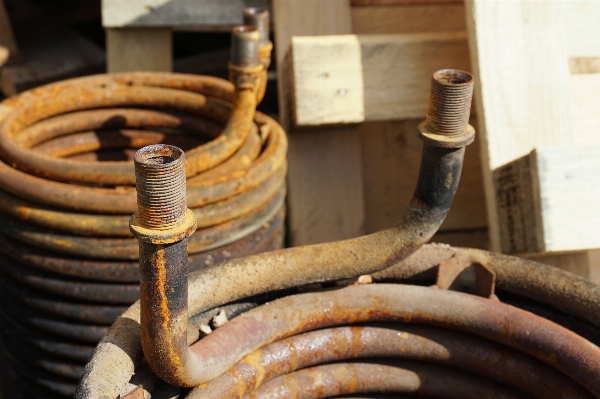 Wood wheel spiral repair Photo