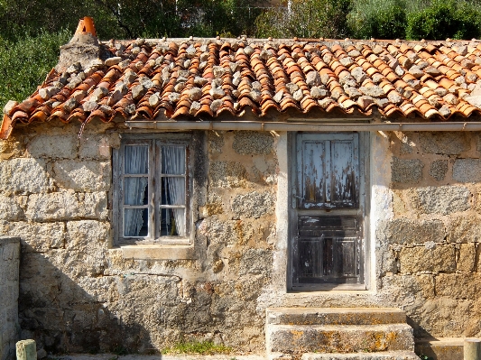 Wood house window roof Photo