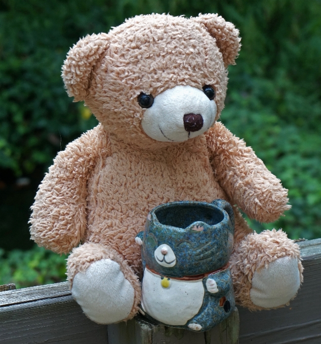 Mignon ours artisanat tasse