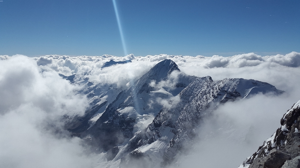 Paisagem montanha neve inverno