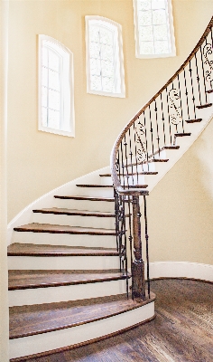 Architecture wood stair spiral Photo