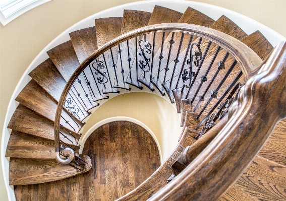 Architecture wood wheel spiral Photo