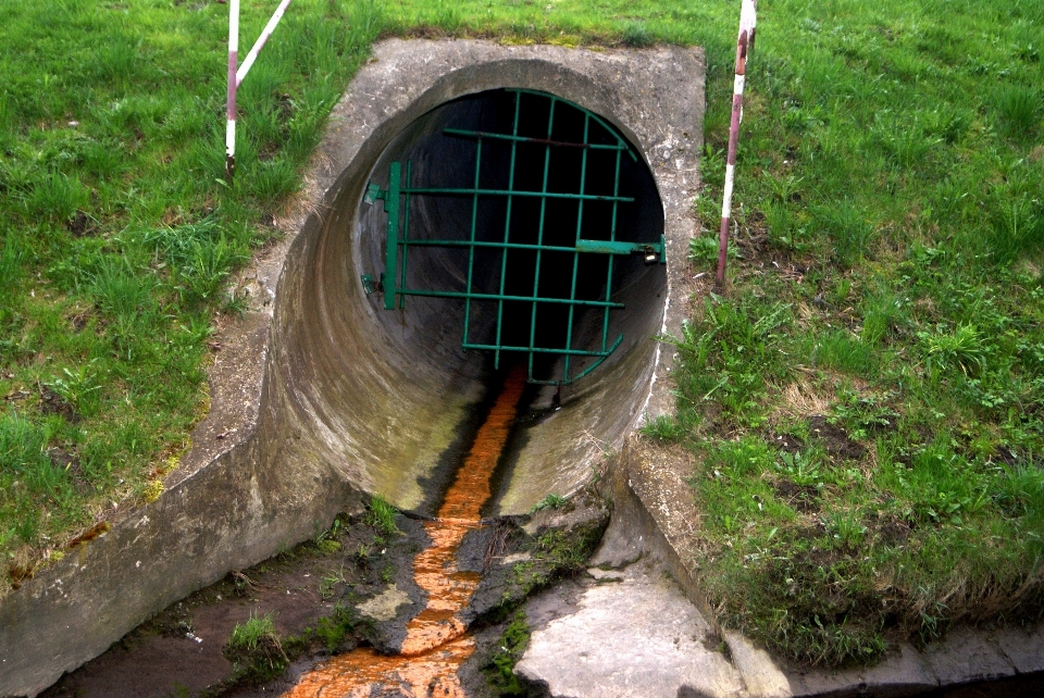 água natureza tubo velho